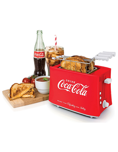 lot 20 image: Nostalgia Coca-Cola Grilled Cheese Toaster with Toaster Baskets