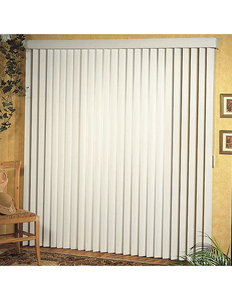 lot 54 image: Achim Patio Door 78 x 84 Plain Vertical Blinds