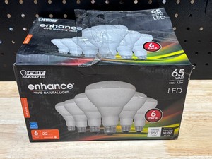 lot 9 image: LED 65 Watt Soft White BR30 Flood Light Bulbs
