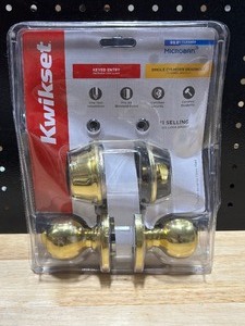 lot 55 image: Kwikset Keyed Entry and Deadbolt Set