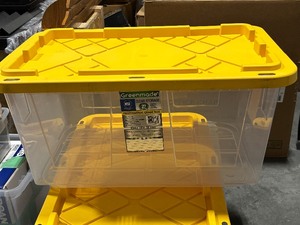 lot 59 image: Greenmade 27 Gallon Storage Tote