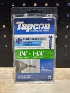 lot 72 image: Tapcon Concrete Screw Anchors