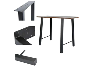 lot 225 image: Brand New Set of 2 Bar Table Legs 34 Tall 19 Wide $99.99 Retail