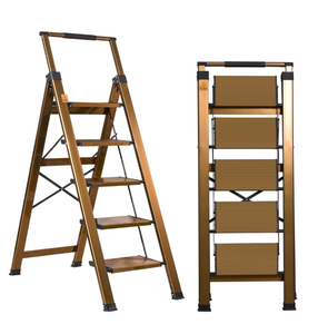 lot 250 image: Brand New Copper Brown 5 Step Ladder $135 Retail