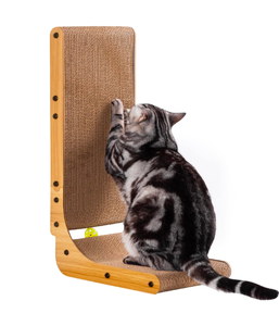 lot 258 image: Brand New L Shaped Cat Scratcher 26.8 Scratch Pad