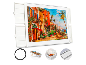 lot 242 image: Brand New Pita Pita Puzzle Board White $57.99