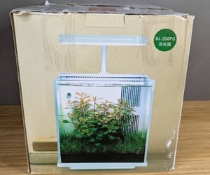 lot 287 image: Brand New Desktop Plant Terrarium or Fish Tank 2 Gallon $69.99 Retail