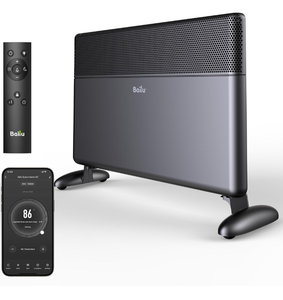 lot 291 image: Brand New Ballu Convection Panel Space Heater with Thermostat Wifi App Portable Wall Mount $189.99 Retail