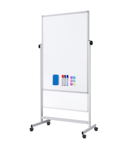 lot 293 image: Brand New Reliaboard Mobile Whiteboard 40 x 28 with Stand and Wheels for Portable Rolling $105.99