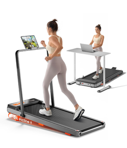 lot 295 image: Brand New Walking Pad Treadmill with Incline for Home 2.5hp with 265lbs Weight Capacity $169.99 Retail