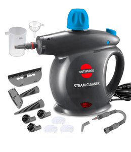 lot 305 image: Brand New Outspurge Handheld Steam Cleaner Multi Surface Steam Accessories, Steam Lock, for Multipurpose Cleaning $49.99 Retail