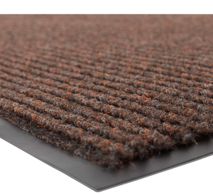 lot 310 image: Brand New 4 x 6 Brown Brust Step Carpet Entrance Mat for Home and Office $115.30 Retail
