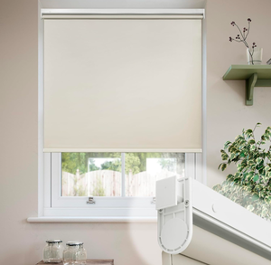lot 342 image: Brand New Linkcoo White Blackout Cordless Roller Shades 32 x 79 $45.99 Retail
