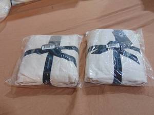 lot 20 image: King-Blush  100% Cotton Sateen Fitted Sheet Separate  BOKSER HOME King-Blush