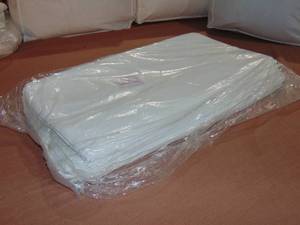 lot 24 image: 12 Pack BOKSER HOME BH70109 White Bath Towel 25 X 54