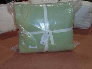 lot 27 image: King Set Matcha  100 % French Linen Comforter Sham