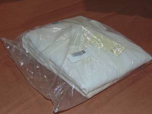 lot 48 image: Window-Curtain-Set-50-w-x-96 100% French-Linen- Cream