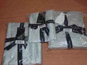 lot 50 image: Pebble Grey 500 Thread Count 100% Long Staple Cotton Sateen Bed Sheets  Size California King