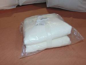 lot 54 image: Cream Full Queen 100% French Linen Duvet Cover  BOKSER HOME