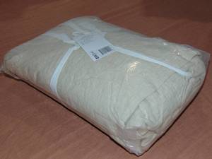 lot 86 image: Cal King Putty Heather 100% French Linen Duvet Cover