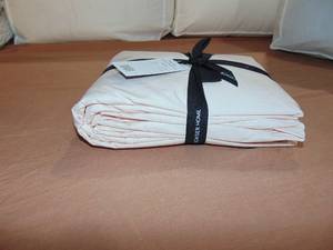 lot 88 image: Full  Blush  100% Extra Long Staple Cotton Percale Bed Sheets Set