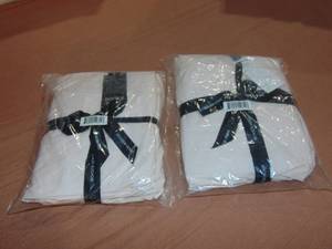 lot 89 image: 2 Pack Blush 100% Cotton Fiat  Sheet Full