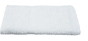 lot 24 image: 12 Pack BOKSER HOME BH70109 White Bath Towel 25 X 54