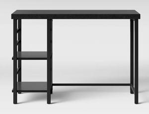 lot 67 image: Adjustable Dorm Storage Desk Black - Room Essentials