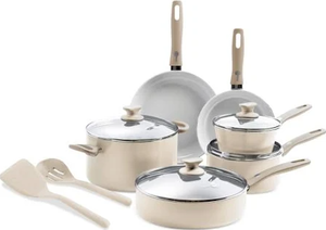 lot 80 image: 12PCS GreenPan Dover Ceramic Nonstick Cookware Set