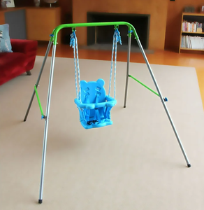 lot 108 image: Sportspower My 1st Toddler Indoor & Outdoor Backyard Swing Set Play Structure