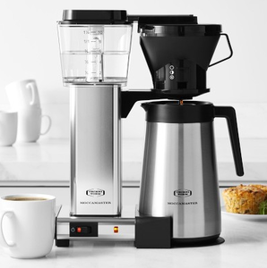 lot 143 image: Moccamaster by Technivorm KBT Manual Drip Stop Coffee Maker with Thermal Carafe