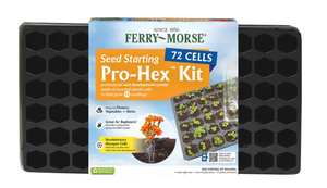 lot 153 image: 7PCS Ferry Morse Pro-Hex Seed Starting Tray 72 Cells - Reusable Plastic Tray