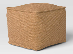 lot 167 image: 20x15 Outdoor Patio Pouf Knit Olefin - Threshold