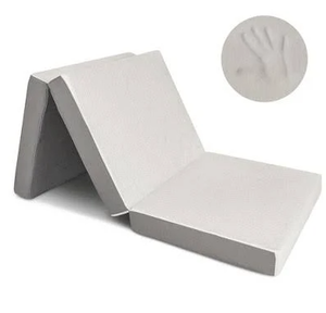 lot 229 image: Milliard Trifold Mattress, Single Size, 4 Inch, Portable Foldable Mattress Single with Medium Firm Foam