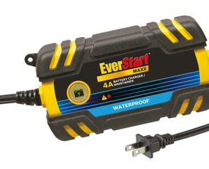 lot 305 image: Everstart Maxx 4 Amp Waterproof 12v Automotive and Marine Battery Charger (BC4WE)