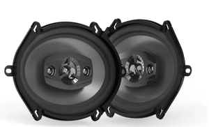 lot 306 image: Scosche 5x76x8 4-Way Car Audio Speaker Pair 200W Peak Power Precision HD Sound, HD57684A-WM1SD