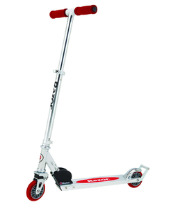 lot 325 image: Razor A2 Kick Scooter for Kids - Wheelie Bar, Front Suspension, Lightweight, Foldable