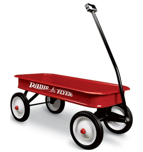 lot 411 image: Radio Flyer Classic Red Wagon, Metal, Kids Ride-on Toy