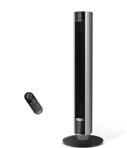 lot 413 image: Lasko 40 WhisperForce DC Technology Tower Fan, 29 fts Airflow, Remote, Black