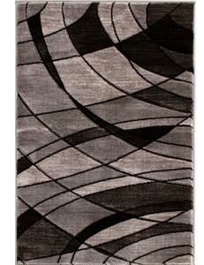 lot 418 image: Better Homes & Gardens Abstract Indoor Area Rug, Gray, 5x7