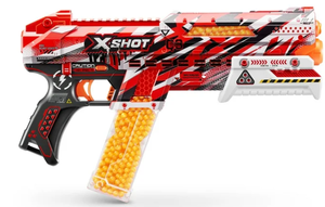 lot 421 image: XSHOT Hyper Gel Clutch Blaster, Outdoor, (5,000 Hyper Gel Pellets) by ZURU, Ages 14