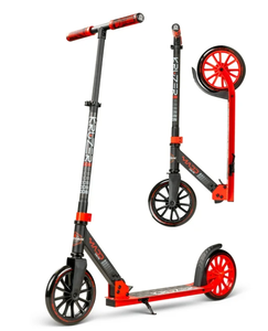 lot 428 image: Folding Commuter Kick Scooter for Adults and Teens  Adjustable Handlebar  Big 200mm Wheels  Lightweight Durable Frame