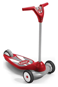 lot 429 image: Radio Flyer, My 1st Scooter Sport, 3 Wheeled Scooter, Ages 2-5 Years, Red, Assembled 4.5 lbs.