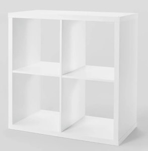 lot 458 image: White 4 Cube Organizer - Brightroom
