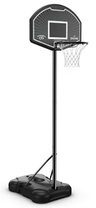 lot 465 image: Spalding 32-Inch Portable Basketball Hoop with Eco-Composite Backboard & Telescoping Height Adjustment-Outdoor Play