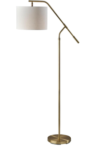 lot 481 image: Milo Floor Lamp - Antique Brass