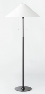 lot 487 image: Metal Floor Lamp Black Finish - Threshold
