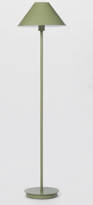 lot 488 image: Stick Metal Floor Lamp Green Finish - Threshold designed