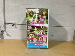 lot 317 image: Little Tikes Princess Cozy Coupe Ride on, Pink, for Ages 1 to 5 Years