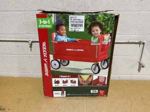 lot 130 image: Radio Flyer 3-IN-1 EZ Fold Wagon
